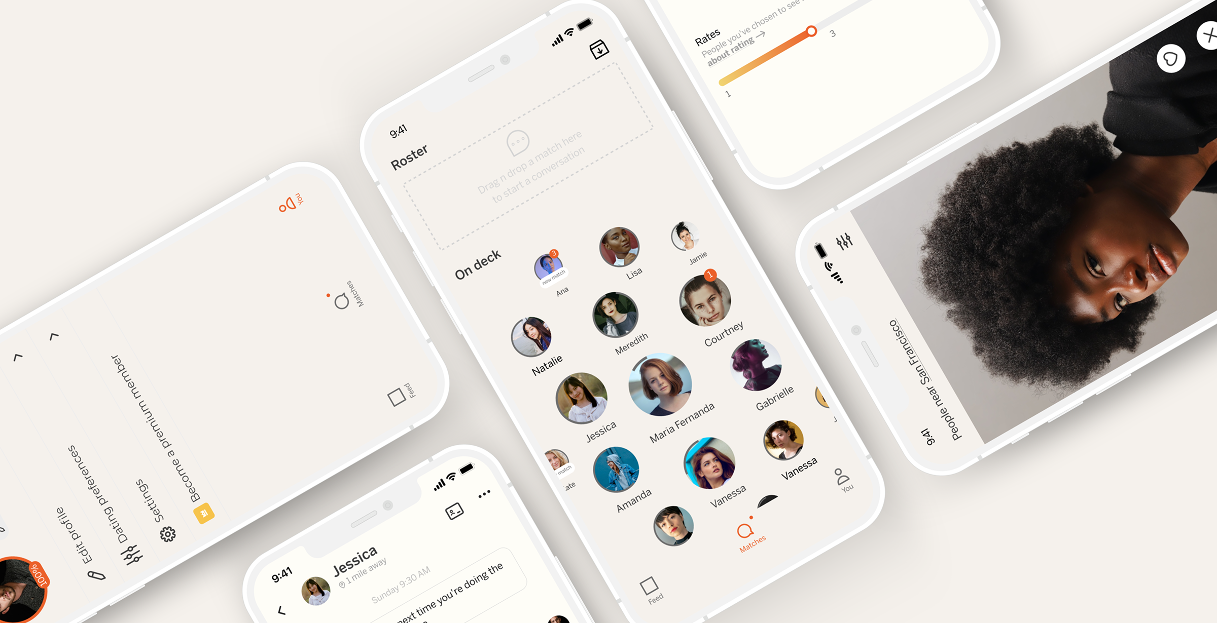 Mango Dating App screens